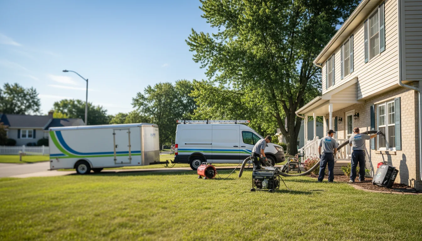 Flooded Basement Restoration And Cleanup With Repair in Norris City, IL near me